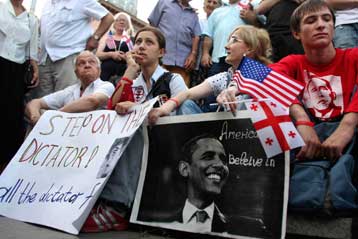 «Οι ΗΠΑ υποστηρίζουν πλήρως τη Γεωργία» λέει ο Τζο Μπάιντεν από την Τιφλίδα