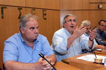 Με προσφυγή στα δικαστήρια «απαντά» η ΓΣΕΕ στην τροπολογία για τα βαρέα