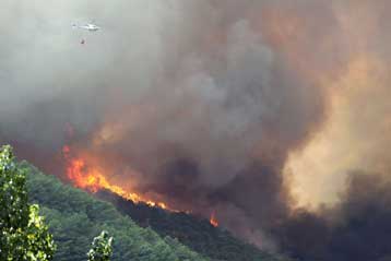 Δύο νεκροί σε δασική πυρκαγιά στην Ισπανία