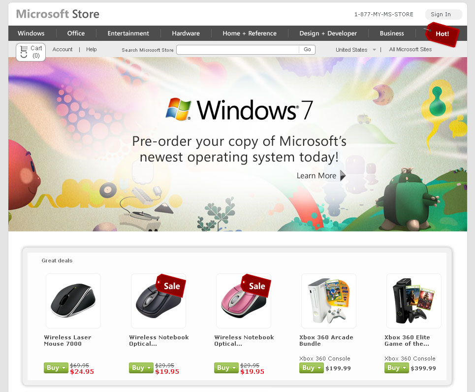 Microsoft Store δίπλα στα Apple Store