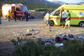 Έντεκα παιδιά τραυματίστηκαν όταν όχημα έπεσε πάνω σε στάση στην Ιεράπετρα