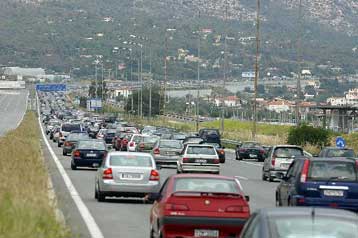 Αλλαγές στην κυκλοφορία των οχημάτων στην εθνική οδό Αθηνών-Λαμίας