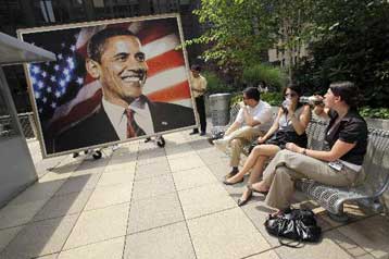 Στο 50% πέφτει για πρώτη φορά η δημοτικότητα του Μπαράκ Ομπάμα