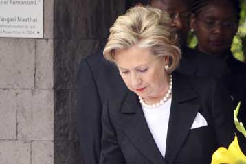 Στήριξη στην κυβέρνηση της Σομαλίας εξέφρασε η Χίλαρι Κλίντον
