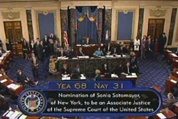 Εξελέγη ως μέλος στο Ανώτατο Δικαστήριο των ΗΠΑ η Σόνια Σοτομαγιόρ