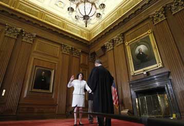 Ορκίστηκε στο Ανώτατο Δικαστήριο των ΗΠΑ η Σόνια Σοτομαγιόρ