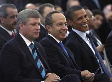 Ασφάλεια και ελεύθερο εμπόριο στη ατζέντα της Συνόδου ΗΠΑ-Μεξικού-Καναδά