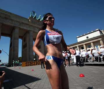 «Χρυσή» η Κανίσκινα, στην 21η θέση των 20χλμ. η Ξυνού