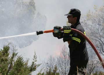 Υπό έλεγχο πυρκαγιά σε δασική περιοχή στα Μέγαρα