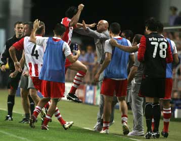 Οι πανηγυρισμοί μετά τη ρεβάνς, τονίζει ο Κετσπάγια