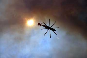 Καθηλωμένο για ώρες έμεινε στη Ρόδο το κυπριακό πυροσβεστικό ελικόπτερο