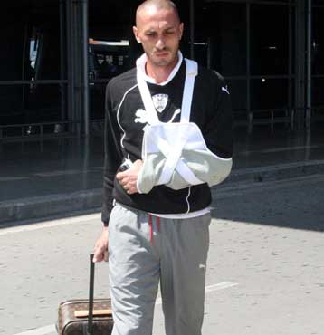 Ενα μήνα εκτός ο Τσιρίλο λόγο τραυματισμού στην ωμοπλάτη