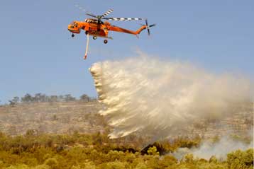 Πυρκαγιά σε δασική έκταση κοντά στα Δερβενοχώρια