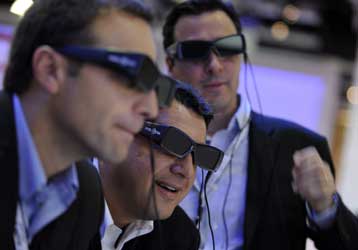 Τηλεόραση τρισδιάστατης προβολής παρουσίασε η Sony