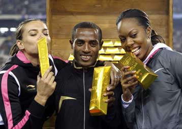 Μοιράστηκαν το χρυσάφι Μπέκελε, Ισινμπάγιεβα, Ρίτσαρντς στο τελευταίο Γκόλντεν Λιγκ