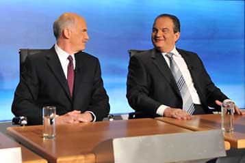 Αλληλοκατηγορίες μεταξύ ΠΑΣΟΚ και ΝΔ για το ντιμπέιτ Καραμανλή – Παπανδρέου