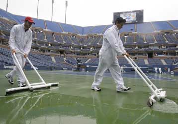 Τη Δευτέρα ο τελικός των ανδρών, λόγω αδιάκοπης βροχής στη Νέα Υόρκη