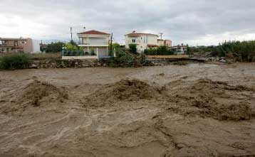 Φόβοι από τις προγνώσεις για νέα βροχόπτωση στην Εύβοια