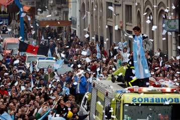 Υποδοχή ήρωα για τον Μάρτιν Ντελ Πότρο στην Αργεντινή