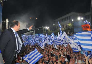 Επίθεση Καραμανλή κατά ΠΑΣΟΚ από την Λάρισα