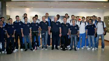 Αποθέωση για την Εθνική μπάσκετ στο «Ελ. Βενιζέλος»