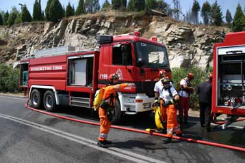 Πυρκαγιά στην Παλαιόπολη Κυθήρων