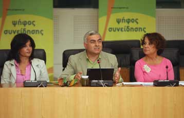 Ψήφο για μια άλλη αντίληψη της πολιτικής ζητούν οι Οικολόγοι Πράσινοι