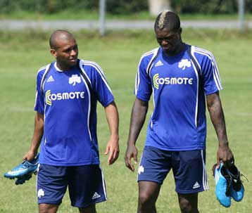 Καθυστέρησαν λόγω παρανόησης Σισέ και Γκάμπριελ στην προπόνηση του ΠΑΟ