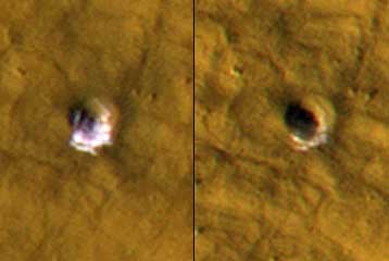 Πάγος ανακαλύφθηκε μέσα σε «εύκρατους» κρατήρες του Αρη