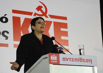 Θύελλα αντιλαϊκών μέτρων από την επομένη των εκλογών προβλέπει η Αλέκα Παπαρήγα