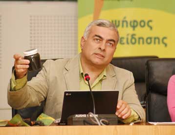 Σε ερωτήσεις πολιτών απάντησαν οι Οικολόγοι Πράσινοι στην πλ.Κοτζιά