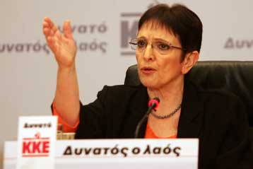 Η ψήφος στο ΚΚΕ, η μόνη πίεση σε όποια κυβέρνηση προκύψει λέει η Αλ.Παπαρήγα