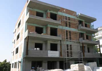 Μείωση 15,8% της οικοδομικής δραστηριότητας στο επτάμηνο τoυ 2009