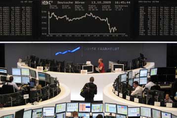Χαμηλότερα οι δείκτες των ευρωπαϊκών χρηματιστηρίων και της Γουόλ Στριτ την Τρίτη