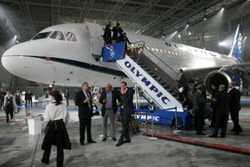 Τελετή για την επίσημη έναρξη λειτουργίας της Olympic Air