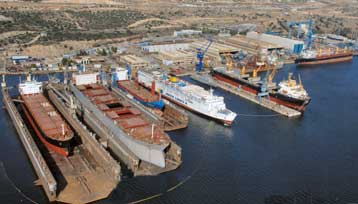 Ενδιαφέρον από την Νεώριον για εξαγορά των Ναυπηγείων Σκαραμαγκά