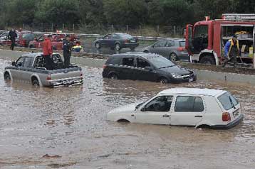 Συνεχίζεται το κύμα κακοκαιρίας στις περισσότερες περιοχές της χώρας