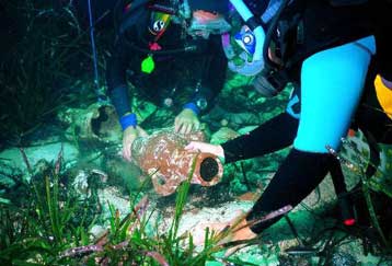 Επιθεώρηση ρουτίνας στη Σάμο αποκάλυψε σημαντικές ενάλιες αρχαιότητες