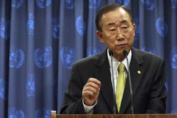 Στην Αθήνα στις 5 Νοεμβρίου ο ΓΓ του ΟΗΕ Μπαν Γκι-μουν