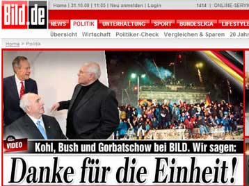 Τρεις «φίλοι από τα παλιά» στις εκδηλώσεις για τα 20 χρόνια από την πτώση του Τείχους