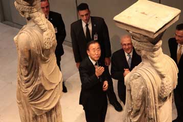 Το Μουσείο της Ακρόπολης επισκέφθηκε ο ΓΓ του ΟΗΕ