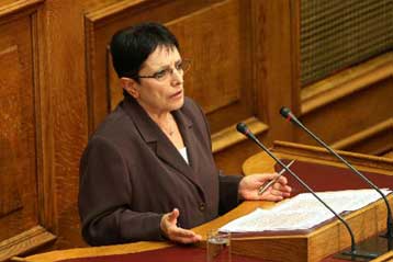 Το Τείχος του Βερολίνου υπερασπίστηκε η Αλέκα Παπαρήγα