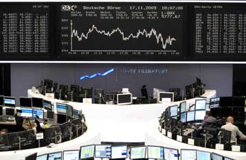 Υποχώρησαν οι δείκτες στην Ευρώπη την Τρίτη, με άνοδο έκλεισε η Γουόλ Στριτ