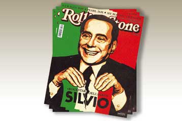 Ο Σίλβιο Μπερλουσκόνι είναι ο «ροκ σταρ της χρονιάς» του ιταλικού Rolling Stone