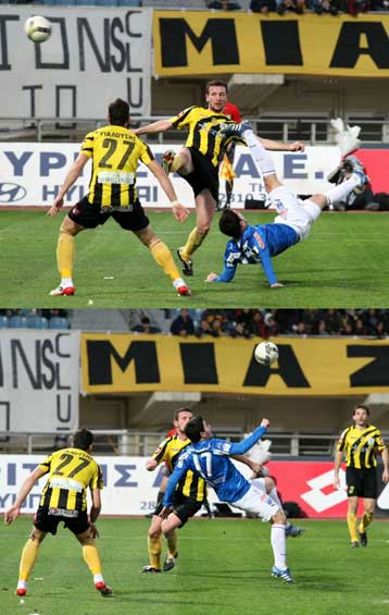 Το «ψαλιδάκι» του Παπαστεριανού κορυφαίο γκολ του περσινού πρωταθλήματος