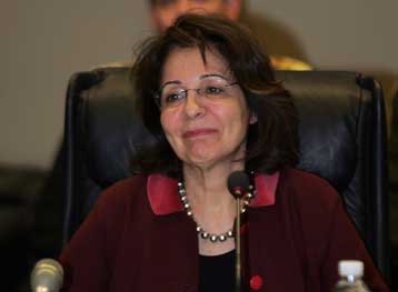 Επίτροπος Ναυτιλιακών Υποθέσεων και Αλιείας η Μαρία Δαμανάκη