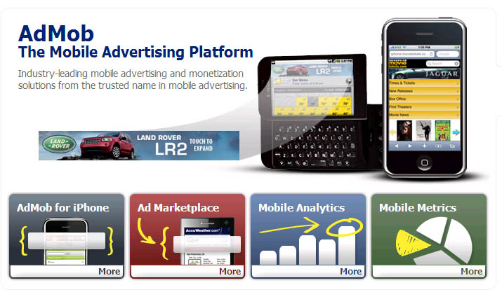 750 εκατ. για την AdMob: Διαφημίσεις στα κινητά ορέγεται το Google