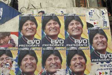 Ανετη αναμένεται η επανεκλογή του Έβο Μοράλες στην προεδρία της Βολίβιας