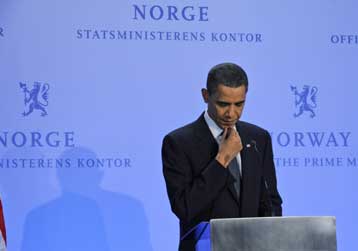 «Η απόσυρση από το Αφγανιστάν θα ξεκινήσει το 2011» λέει ο Ομπάμα από το Όσλο