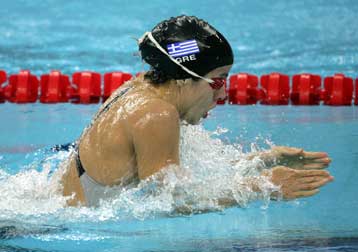 Η Εξάρχου έμεινε εκτός τελικού των 50μ. πρόσθιο, αλλά πέτυχε «διπλό» πανελλήνιο ρεκόρ